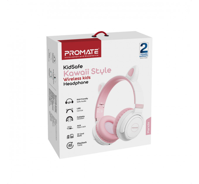 Bluetooth-гарнітура Promate Panda Bubblegum