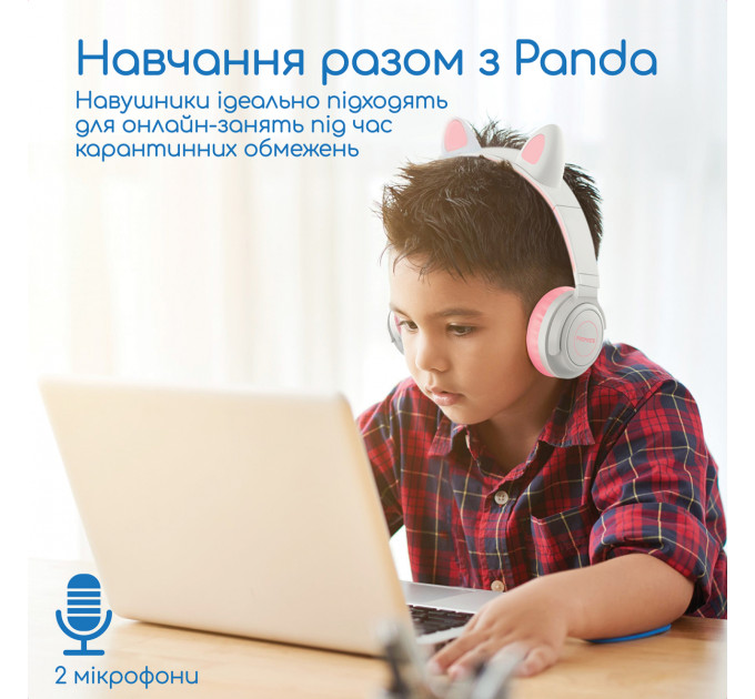 Bluetooth-гарнітура Promate Panda Bubblegum
