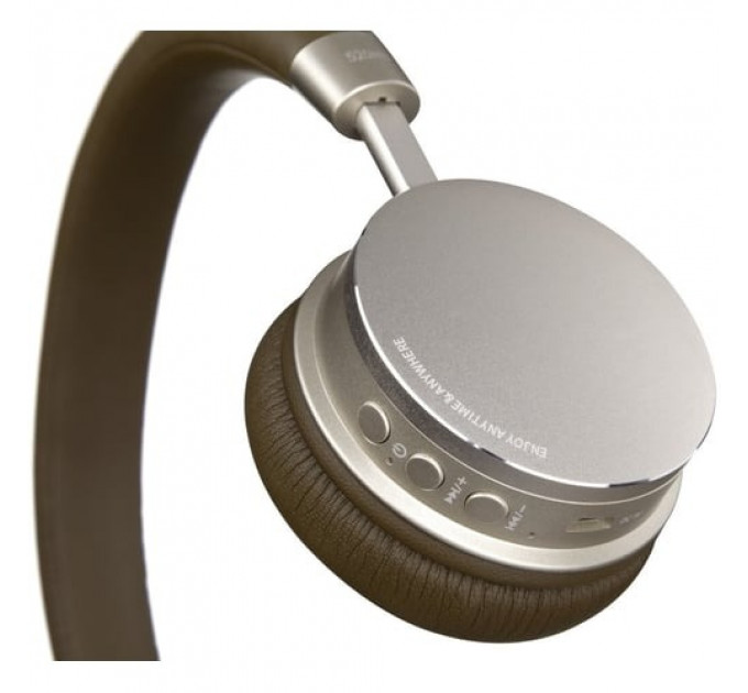 Bluetooth-гарнитура Remax RB-520HB Gold (6954851284857)