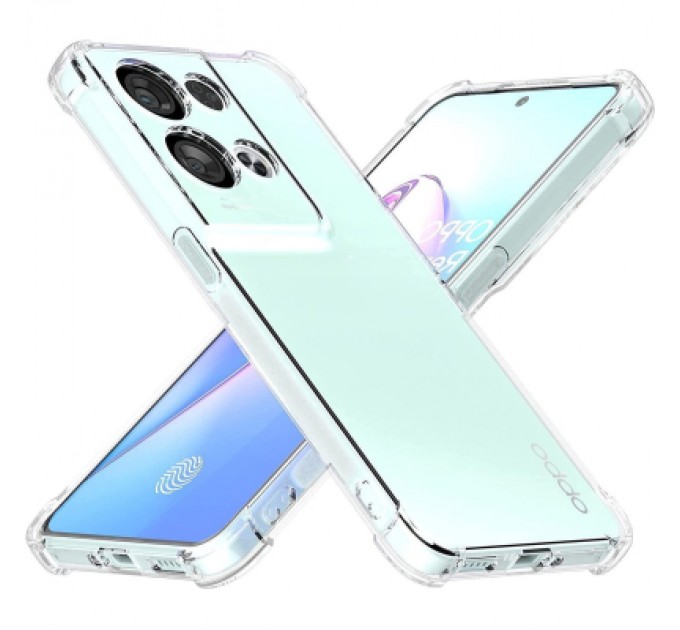 BeCover Чохол до мобільного телефона BeCover Anti-Shock Oppo Reno8 Clear (709343)