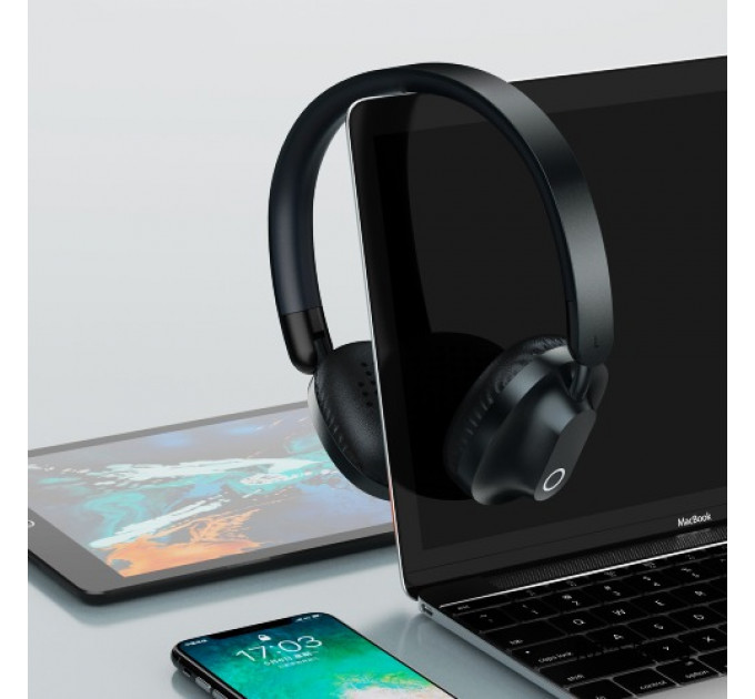 Bluetooth-гарнитура Remax RB-550HB HiFi Black (6954851229988)