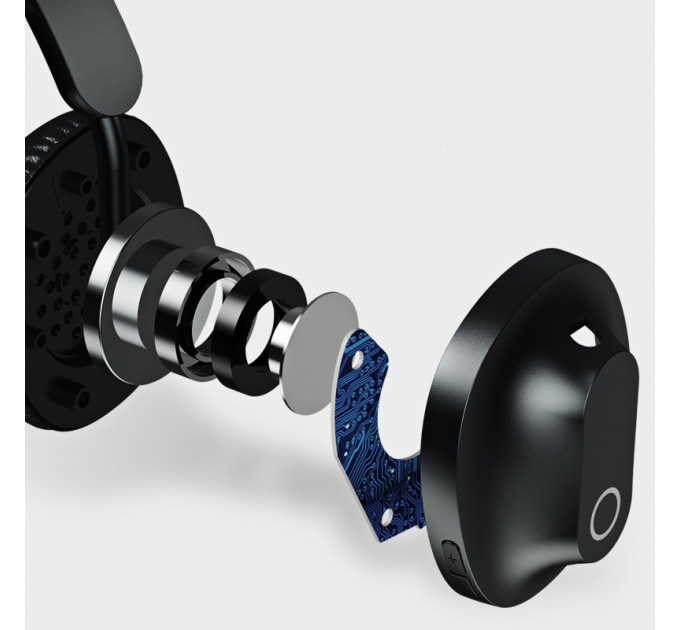 Bluetooth-гарнитура Remax RB-550HB HiFi Black (6954851229988)