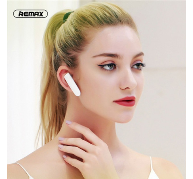 Bluetooth-гарнитура Remax RB-T1 White (6954851295457)