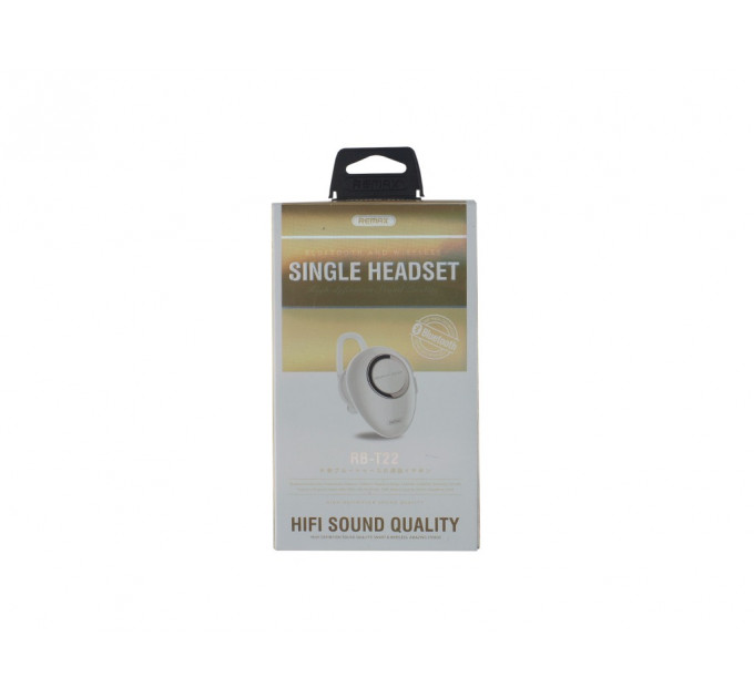 Bluetooth-гарнитура Remax RB-T22 White (6954851288732)