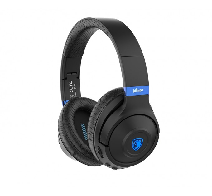 Bluetooth-гарнитура Sades SA-205 Whisper Black/Blue (sa205bkb)