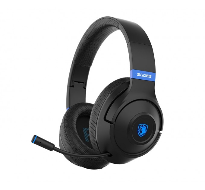 Bluetooth-гарнитура Sades SA-205 Whisper Black/Blue (sa205bkb)