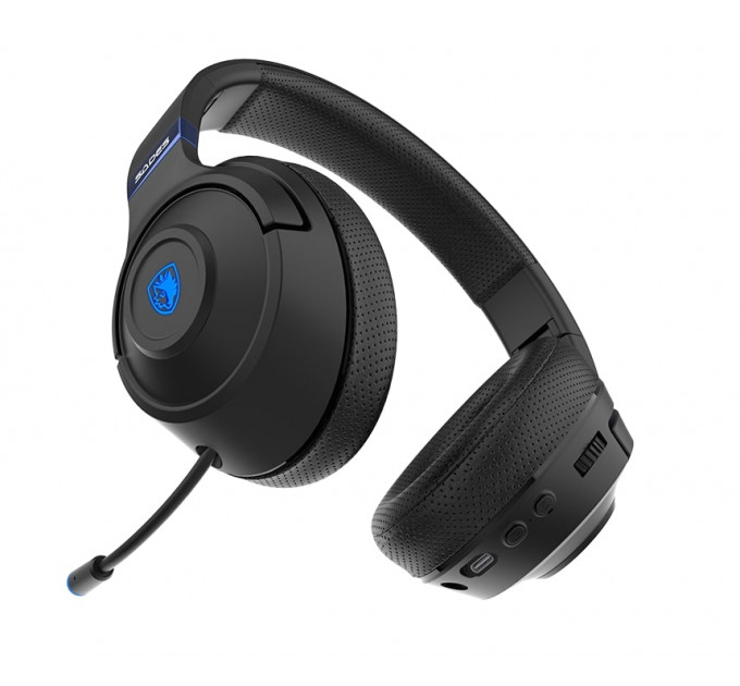 Bluetooth-гарнитура Sades SA-205 Whisper Black/Blue (sa205bkb)