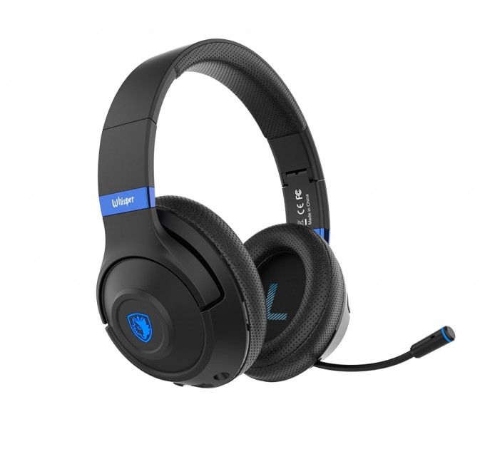Bluetooth-гарнитура Sades SA-205 Whisper Black/Blue (sa205bkb)