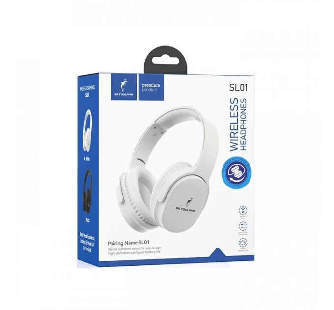Bluetooth-гарнитура SkyDolphin SL01 White (SDBTE-000185)