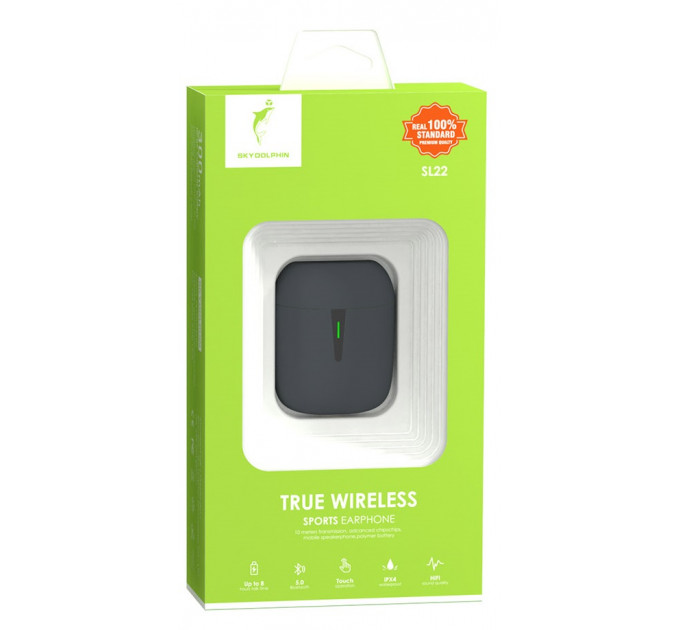 Bluetooth-гарнитура SkyDolphin TWS SL22 Black (BTE-000178)