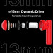 Bluetooth-гарнитура Umidigi AirBuds U Red_