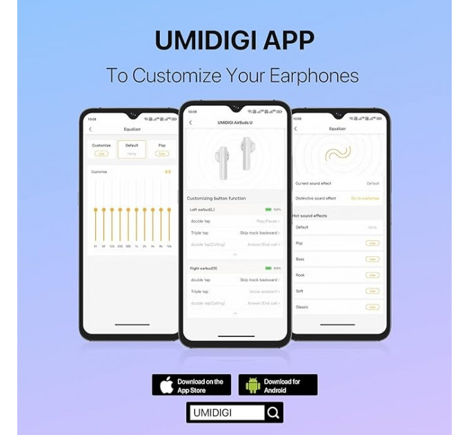 Bluetooth-гарнитура Umidigi AirBuds U Red_