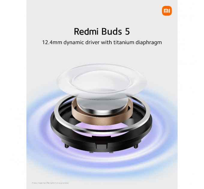 Bluetooth-гарнитура Xiaomi Redmi Buds 5 Black (BHR7627GL)_