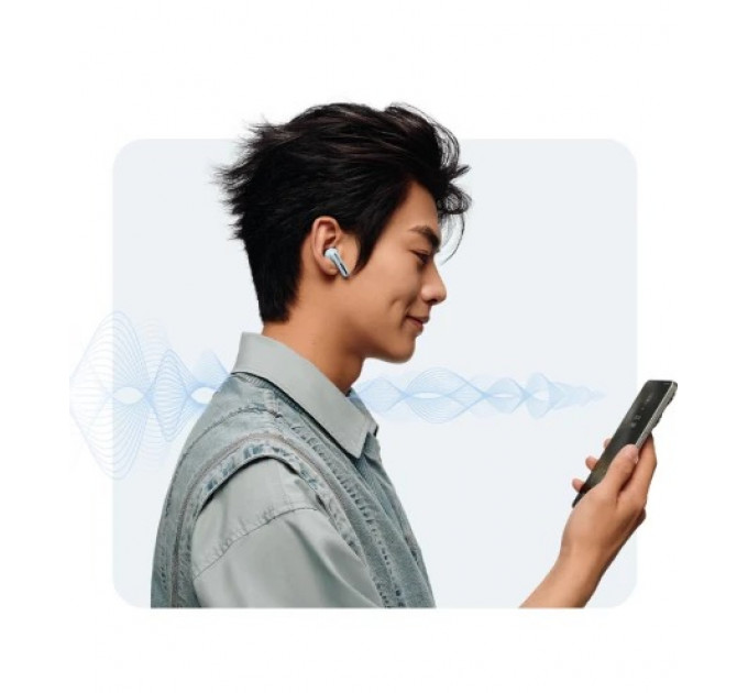 Bluetooth-гарнітура Xiaomi Redmi Buds 6 Active Transparent Blue (BHR8394GL)