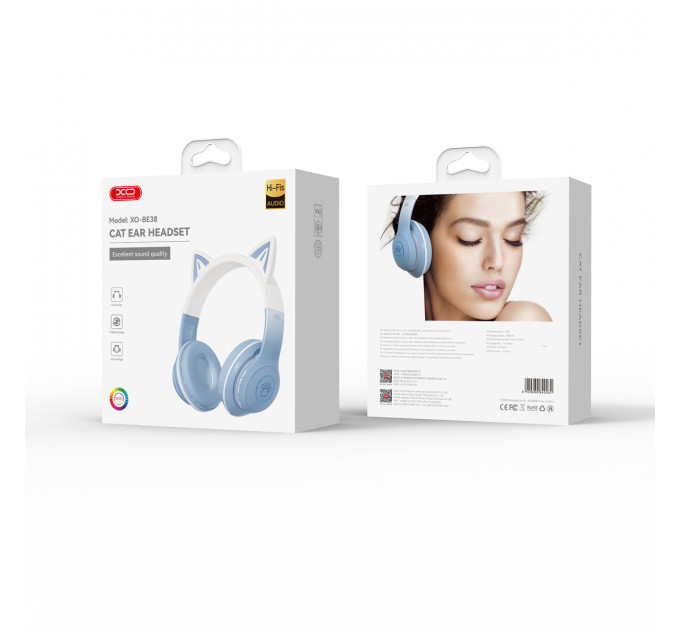 Bluetooth-гарнітура XO BE38 Blue (BE38.blue)