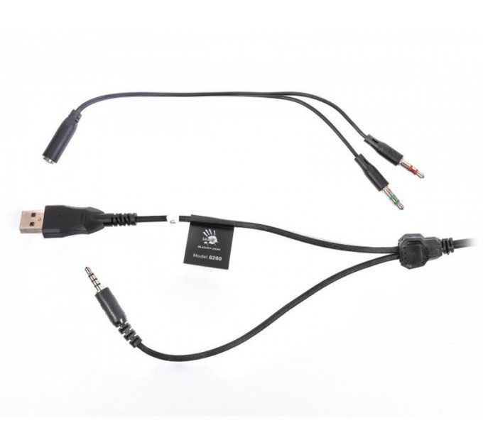 Гарнітура A4Tech Bloody G200 Black/Red