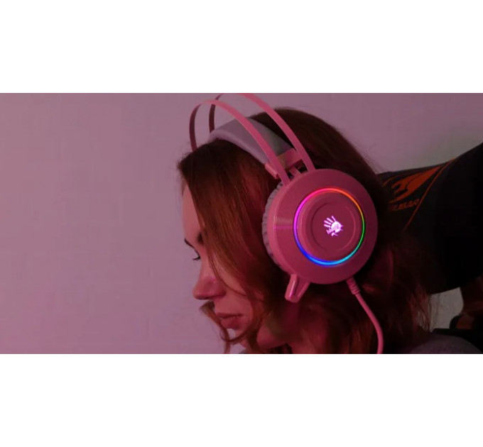 Гарнитура A4Tech Bloody G521 Pink