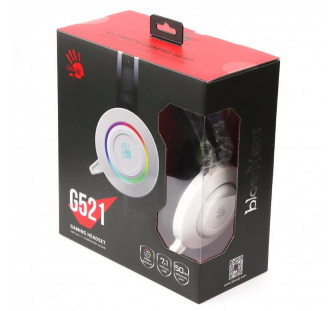 Гарнитура A4Tech Bloody G521 White