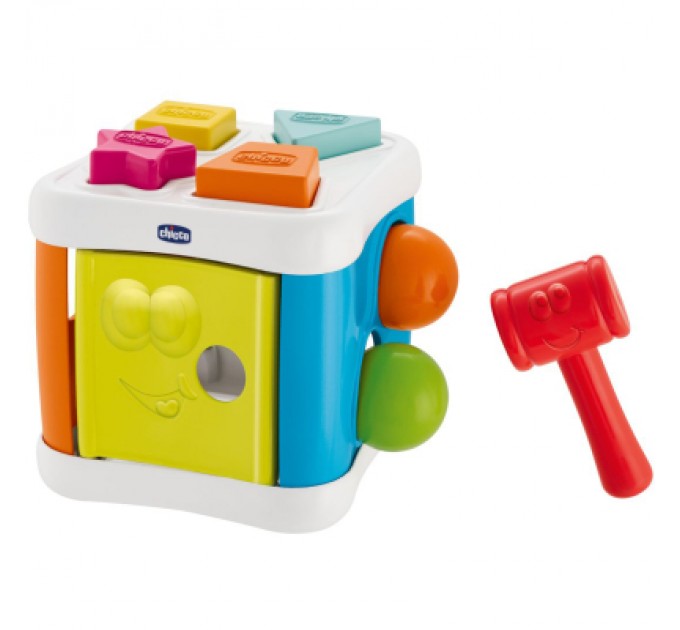 Chicco Розвиваюча іграшка Chicco сортер 2 в 1 Куб (09686.10)