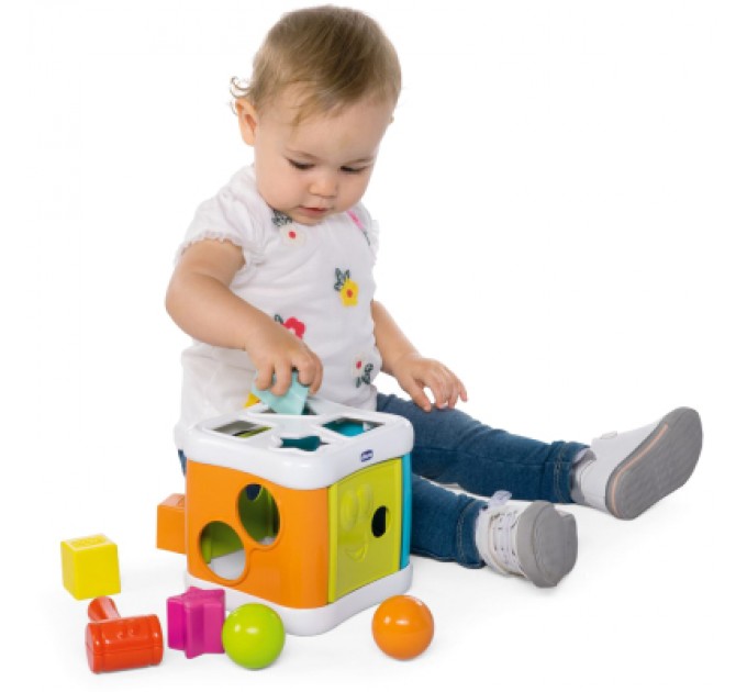 Chicco Розвиваюча іграшка Chicco сортер 2 в 1 Куб (09686.10)