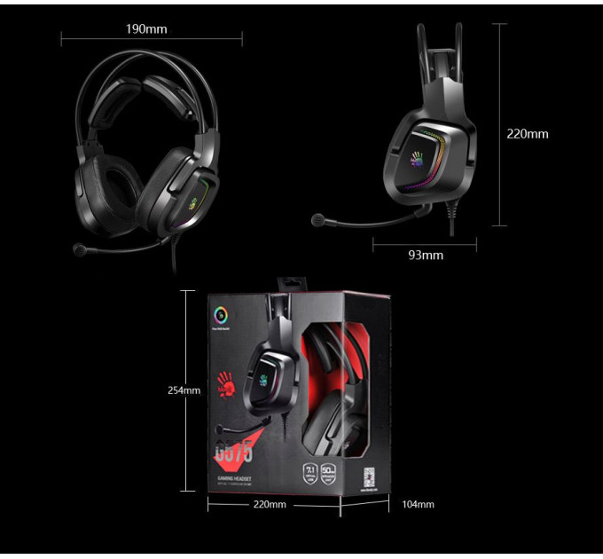 Гарнітура A4Tech Bloody G575 Black
