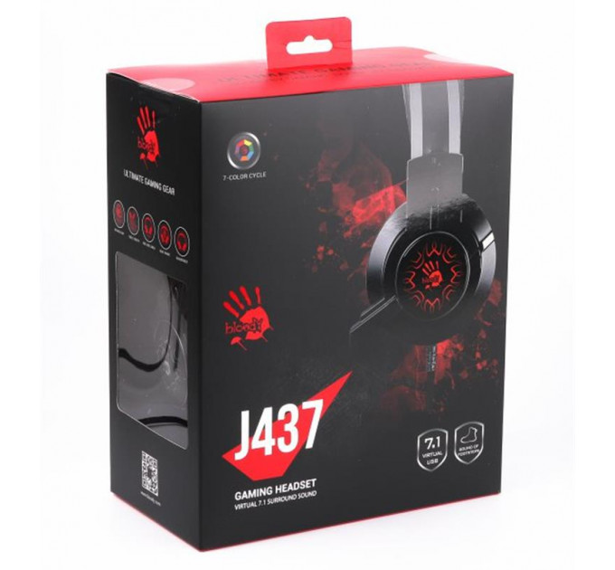 Гарнитура A4Tech Bloody J437 Black