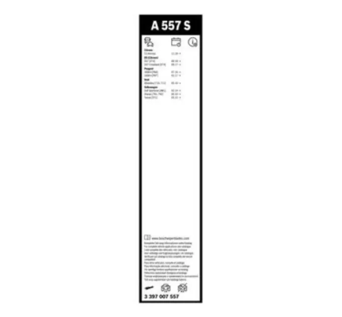 Bosch Щітка склоочисника Bosch 3 397 007 557