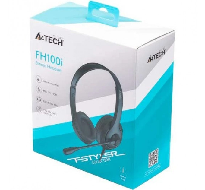 Гарнитура A4Tech FH100i Stone Black