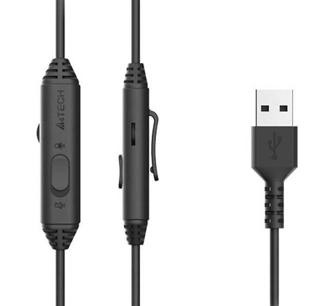 Гарнитура A4Tech FH100U Stone Black