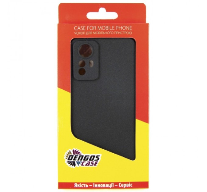 Dengos Чохол до мобільного телефона Dengos Carbon Xiaomi Redmi Note 12s (black) (DG-TPU-CRBN-177)