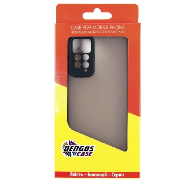 Dengos Чохол до мобільного телефона Dengos Matte Xiaomi Redmi Note 12 Pro 4g (black) (DG-TPU-MATT-122)