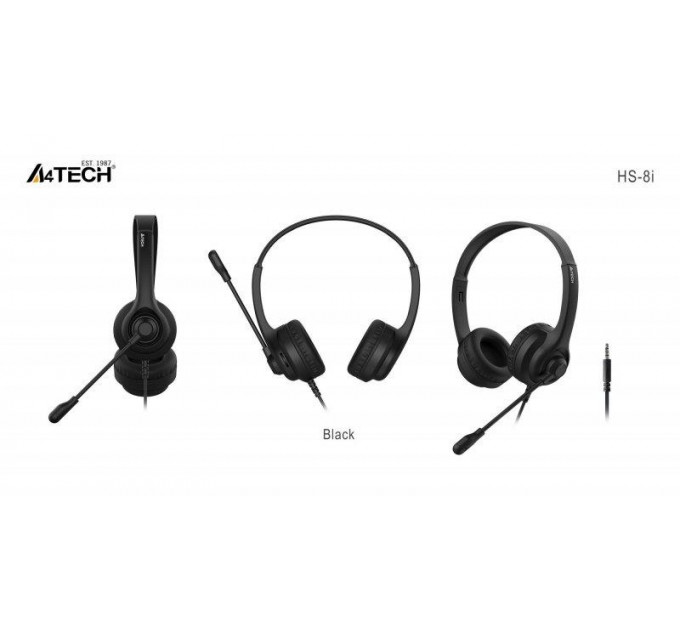 Гарнитура A4Tech HS-8i Black
