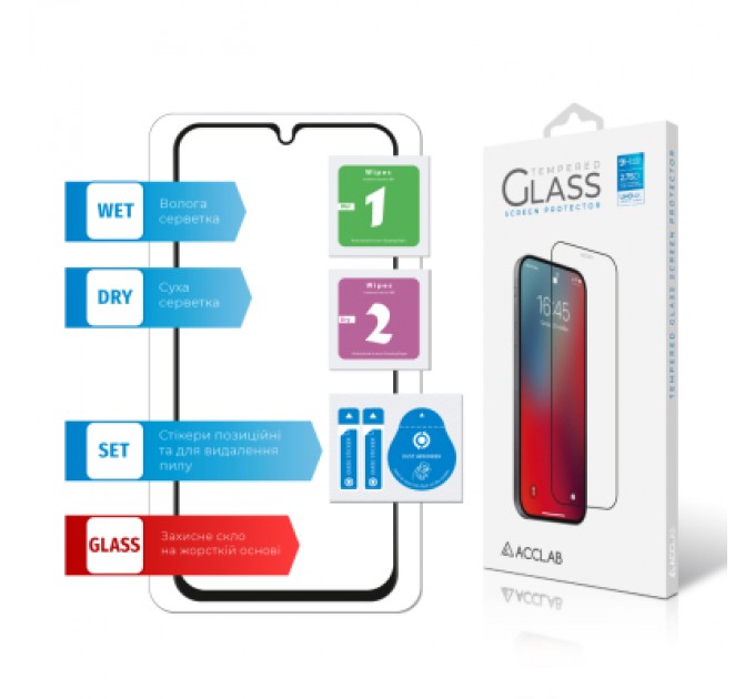ACCLAB Скло захисне ACCLAB Full Glue Samsung A34 5G (1283126559808)