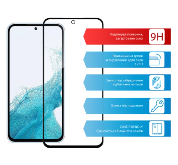 ACCLAB Скло захисне ACCLAB Full Glue Samsung A54 5G (1283126559860)