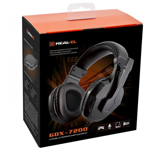 Гарнітура REAL-EL GDX-7200 Black