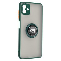 Чохол до мобільного телефона Armorstandart Frosted Matte Ring Samsung A04 (A045) Dark Green (ARM68343)