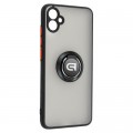 Armorstandart Чохол до мобільного телефона Armorstandart Frosted Matte Ring Samsung A04e (A042) Black (ARM68346)