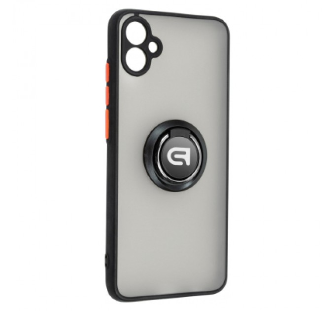 Armorstandart Чохол до мобільного телефона Armorstandart Frosted Matte Ring Samsung A04e (A042) Black (ARM68346)