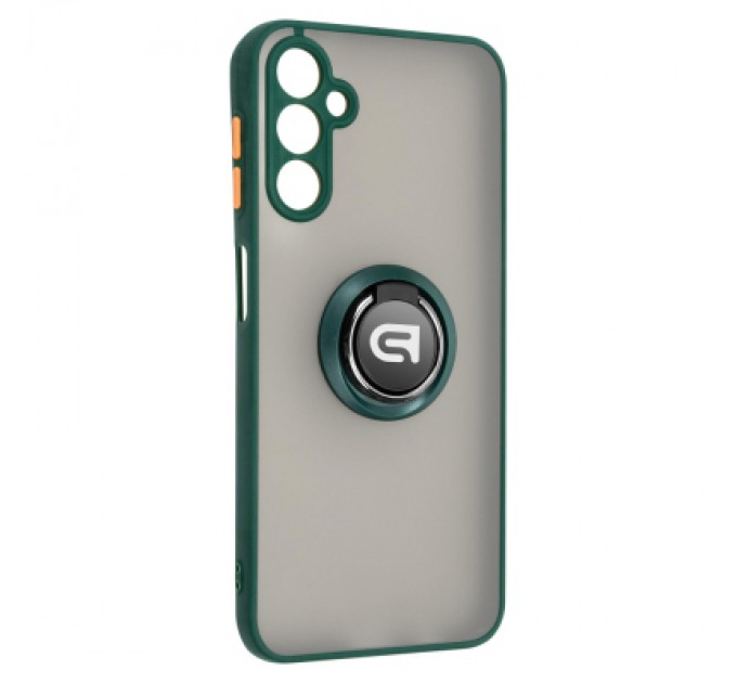 Armorstandart Чохол до мобільного телефона Armorstandart Frosted Matte Ring Samsung A14 4G / A14 5G Dark Green (ARM68351)