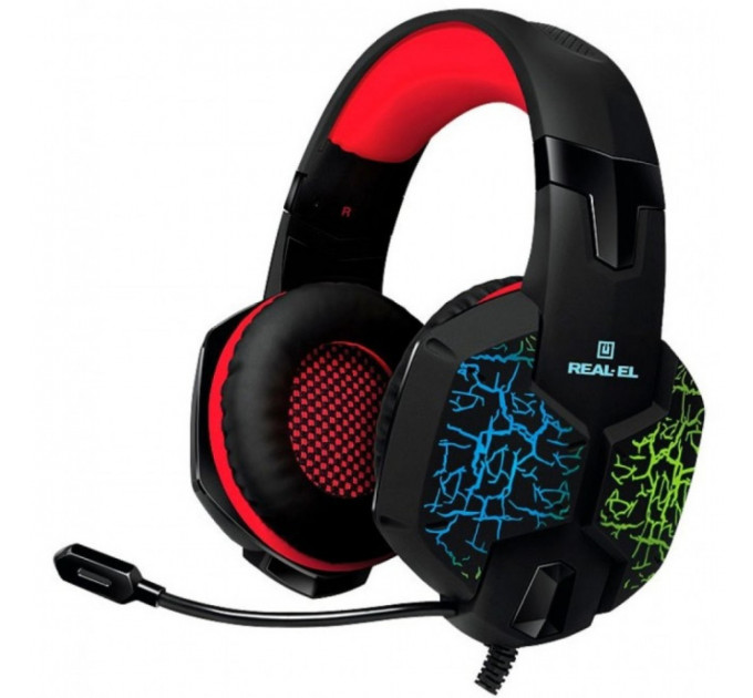 Гарнітура REAL-EL GDX-7750 Black/Red