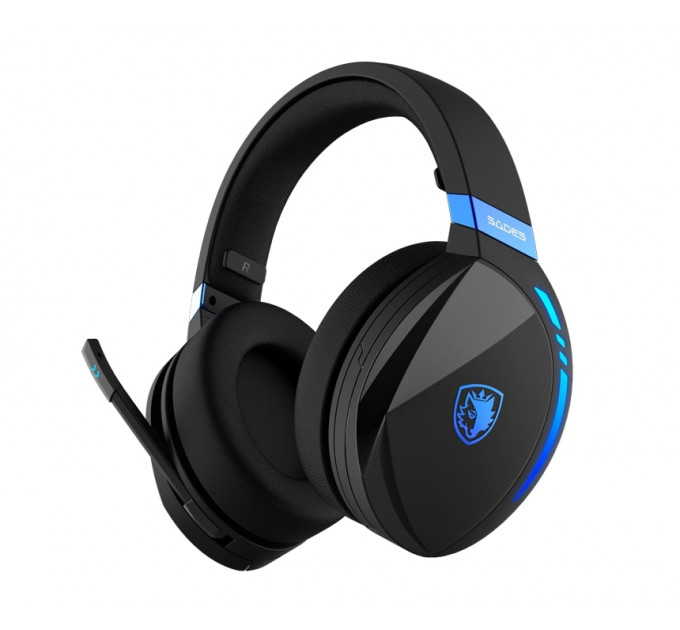Гарнитура Sades SA-201 Warden I Black/Blue (sa201bkb)