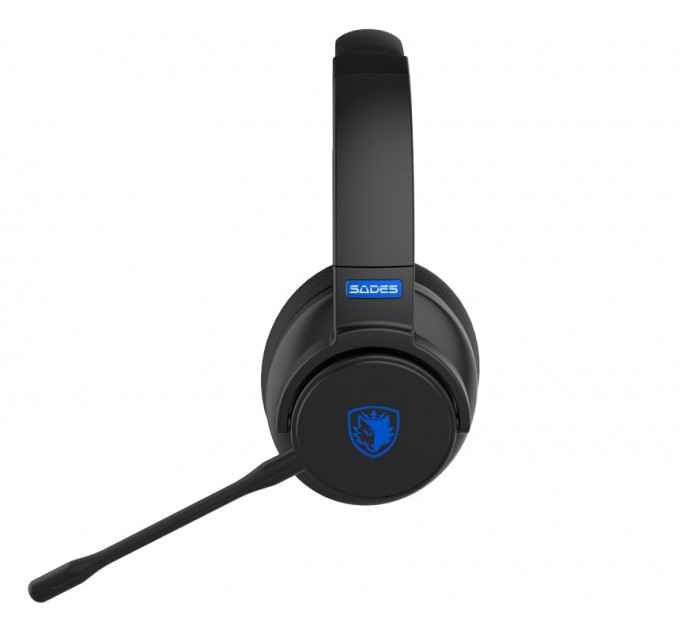 Гарнитура Sades SA-202 Runner Black/Blue (sa202bkb)