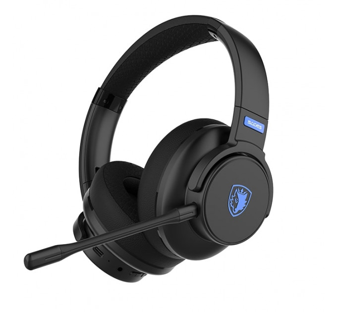 Гарнитура Sades SA-202 Runner Black/Blue (sa202bkb)