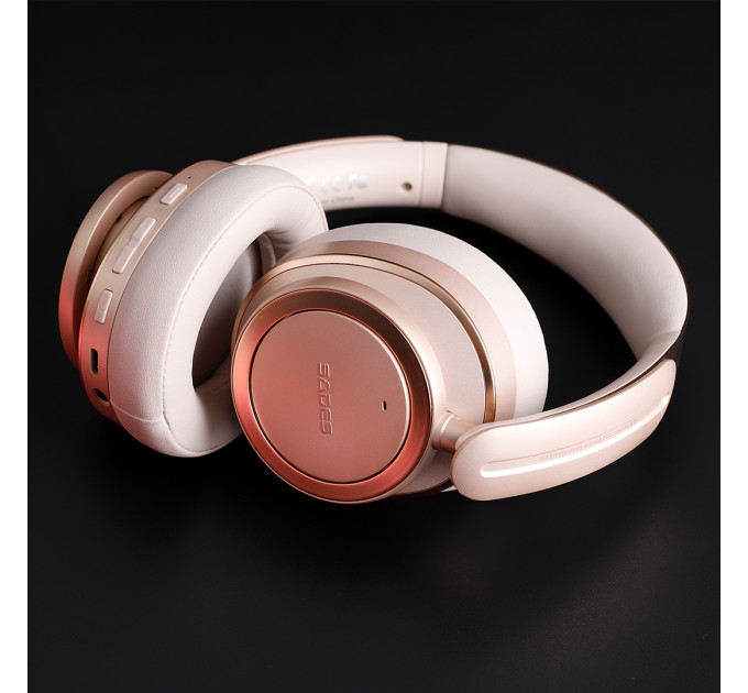 Гарнитура Sades SA-208 Builder Golden/Pink (sa208gp)