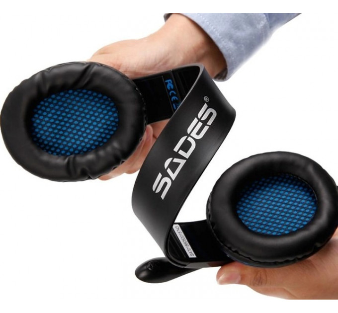 Гарнитура Sades SA-701 Black/Blue (sa701blj)