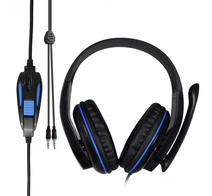 Гарнитура Sades SA-701 Black/Blue (sa701blj)