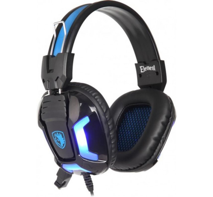 Гарнитура Sades SA-702 Element Black/Blue (sa702bl)