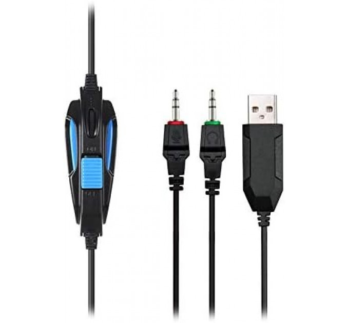 Гарнитура Sades SA-702 Element Black/Blue (sa702bl)