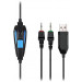 Гарнитура Sades SA-702 Element Black/Blue (sa702bl)
