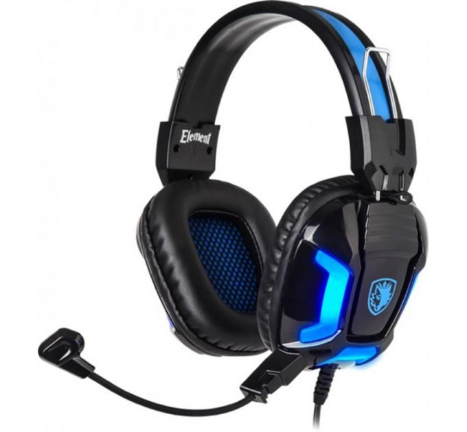 Гарнитура Sades SA-702 Element Black/Blue (sa702bl)